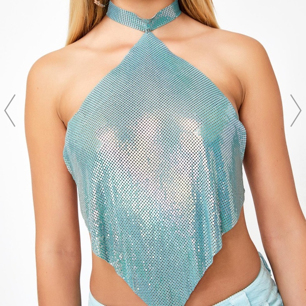 Aquarius Chainmail Top